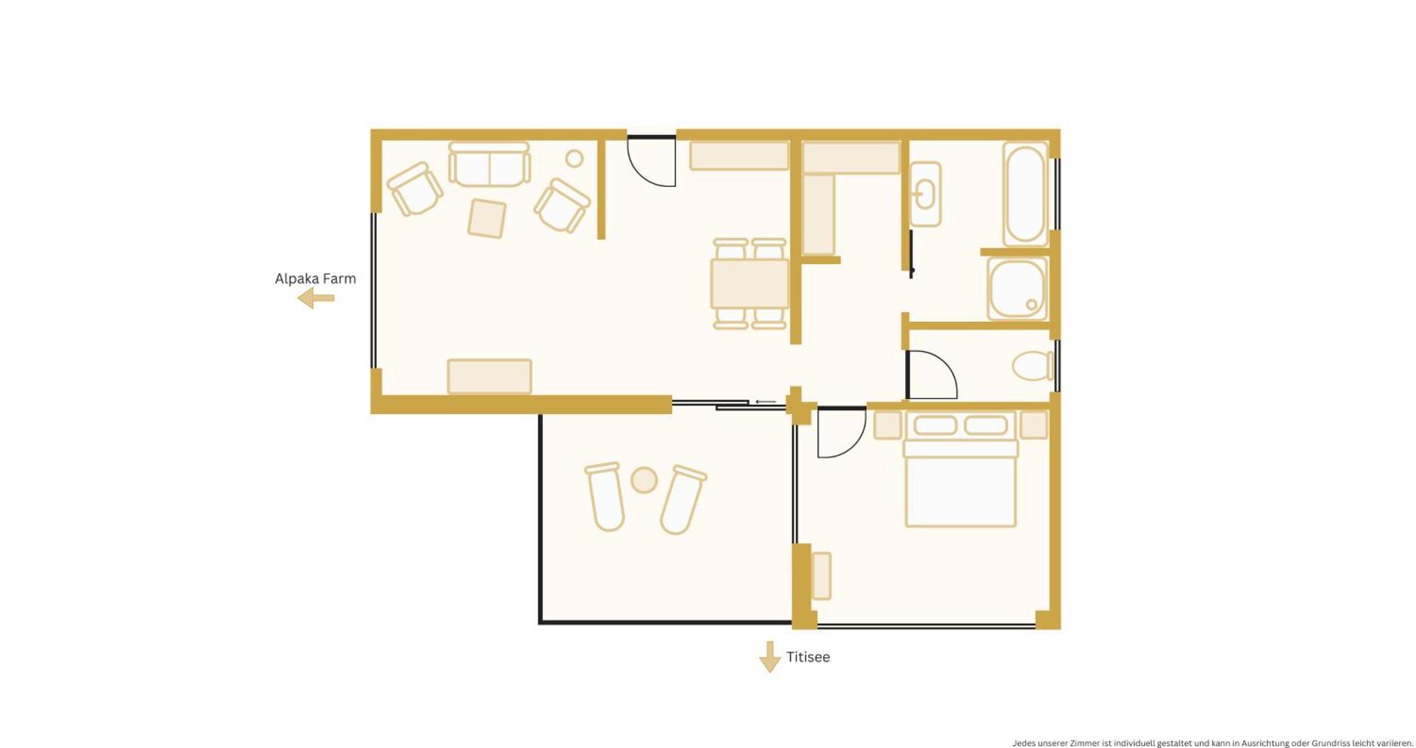 Brugger'S Hotelpark Am See ティティゼー・ノイシュタット 部屋 写真